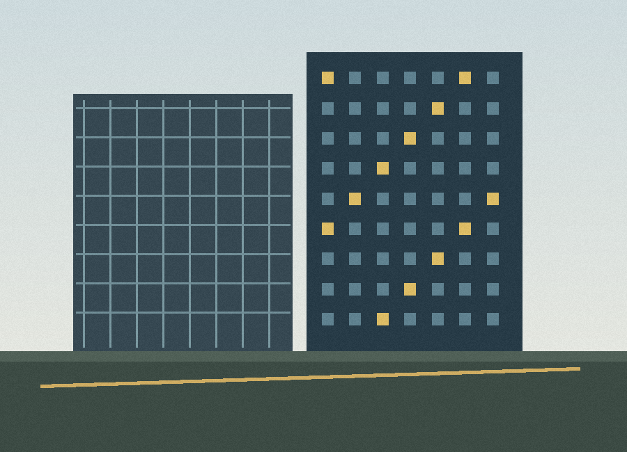Modern office building property