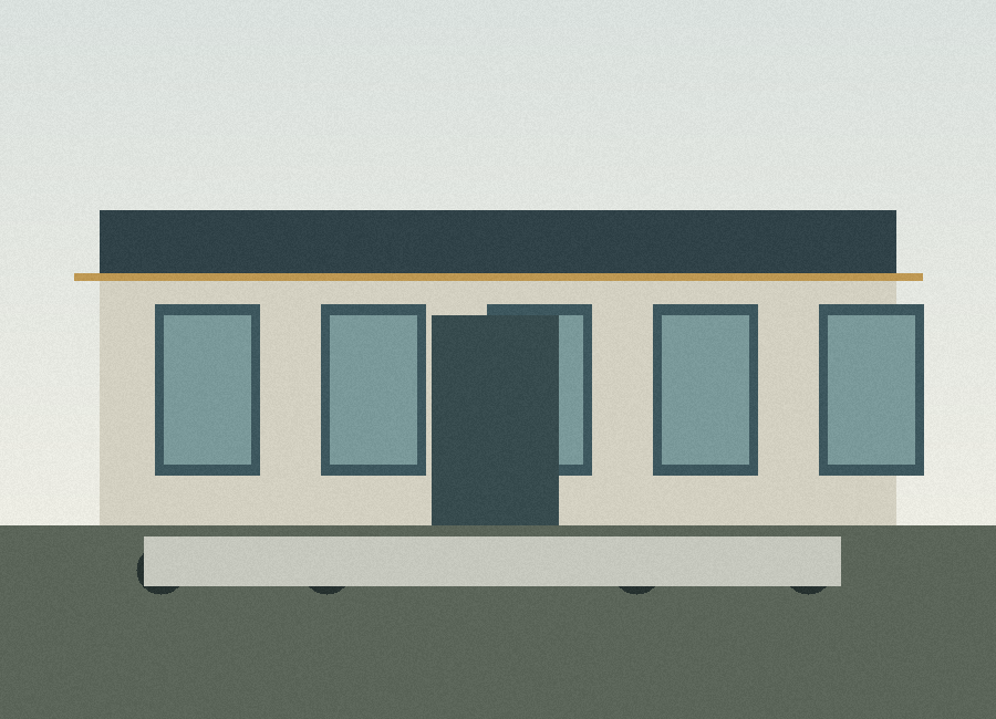 Retail strip center property